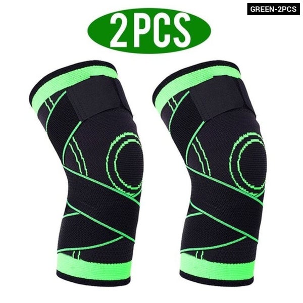 1/2pcs Adjustable Sports Knee Pad for Men Women Hiking Soccer Basketball Carousel 1