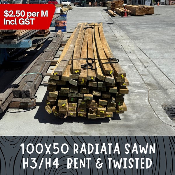 100x50mm RADIATA H3/H4 TREATED ROUGH SAWN Carousel 1