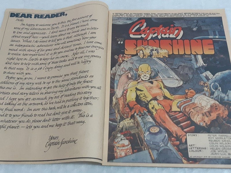 THE ADVENTURES OF CAPTAIN SUNSHINE #1 (1979) by Colin Wilson64593636658818111