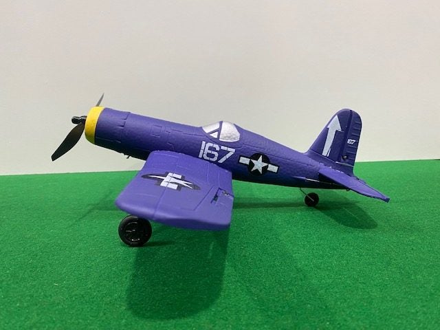 F4U CORSAIR RC Mini plane. "Ready to fly" 400 series. "PACKAGE DEAL" Carousel 2