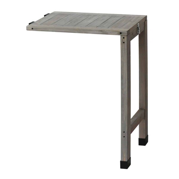 Side Table for VegTrug WallHugger Wooden Planter - Grey Wash FSC Carousel 1