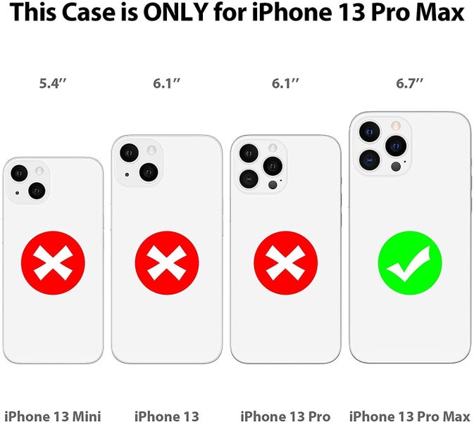 1x Shockproof phone Cover for iPhone 13 Pro Max Carousel 2