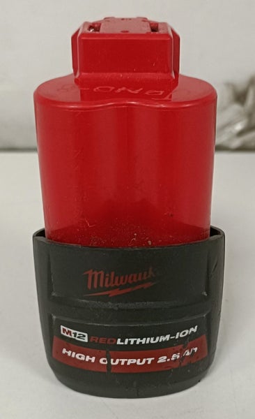 MILWAKEE 2.5AH M12 TOOL BATTERY #A18105231-1 Carousel 1