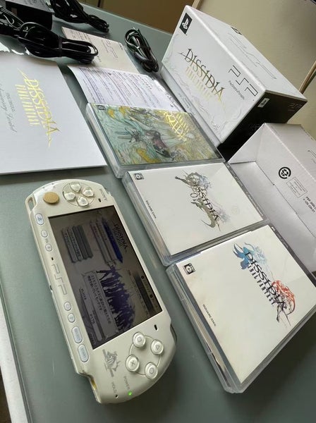 Rare! Boxed PSP3000 Final Fantasy Dissidia Ltd Edition Full Kit 6.60 PRO-C 64G Carousel 19