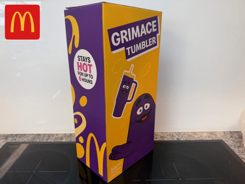 WOW! Mcdonalds Grimace Tumbler - 1182ml - Super Collectible - BRAND NEW!!! Carousel 2