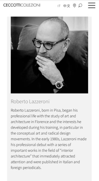 —Roberto Lazzeroni Lamp for Ceccotti Collezioni— Carousel 10