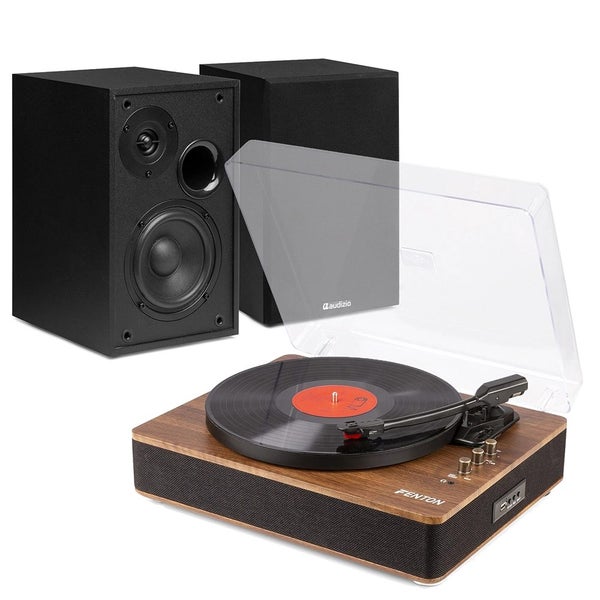 Vinyl Record Player with Bluetooth Speakers Carousel 1