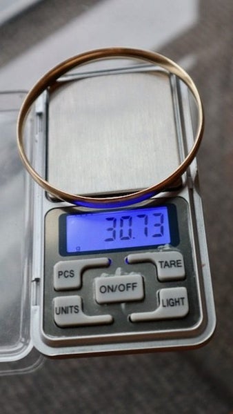 9ct Gold Bangle - Vintage - 30.73 gm - Papamoa64684536809729111