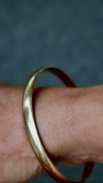 9ct Gold Bangle - Vintage - 30.73 gm - Papamoa64684536809729114