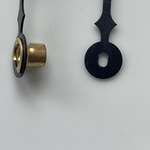 ONE Pair of American Replacement Clock Hands–Spade Style–56mm/68mm Minute Hand Carousel 3