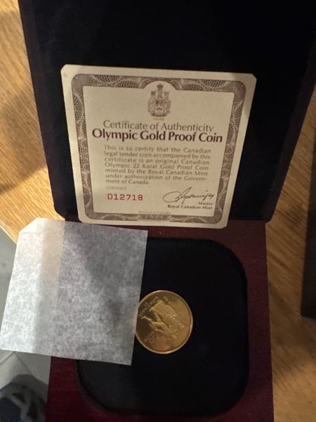 1976 Montréal Olympic Coin Set – Full Silver Set + Two Gold Coins (14k & 22k) Carousel 1