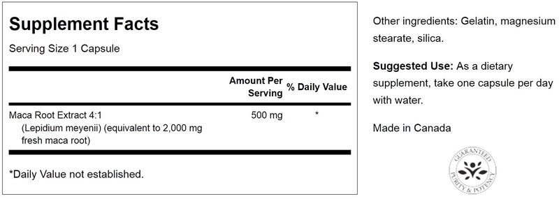 MACA - 4:1 EXTRACT - 2000 mg EQUIVALENT - x 120 - REAL VALUE! Carousel 2