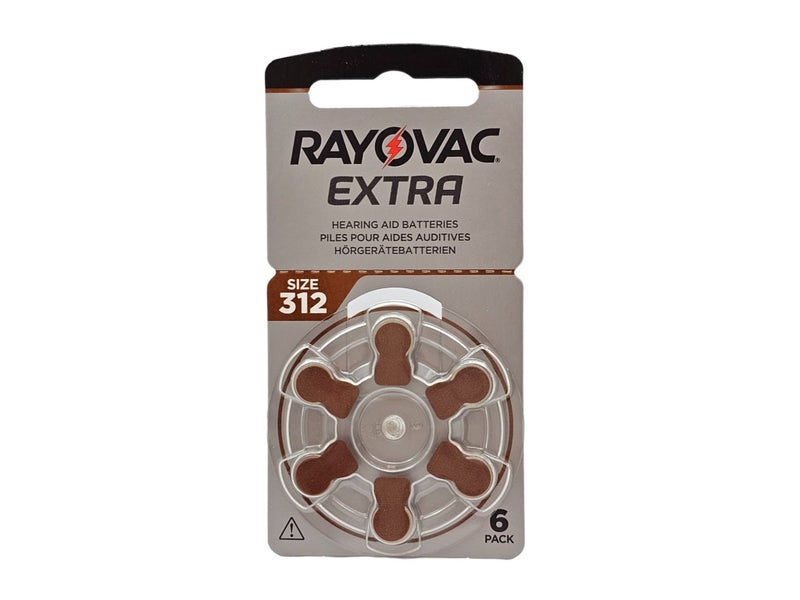 Rayovac Extra P312 (PR41, size 312) Zinc Air Hearing Aid - 120 batteries (2 box) Carousel 3