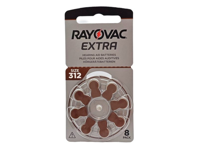 Rayovac Extra P312 (PR41, size 312)Hearing Aid - 80 Batteries (BP8 x 10) Carousel 2