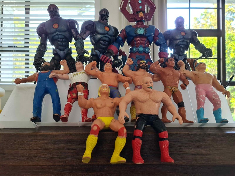 XFactor 71 comic book plus 8 ljn wwe retro action figures from 80s macho hulk64596084248193111