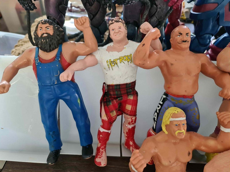 XFactor 71 comic book plus 8 ljn wwe retro action figures from 80s macho hulk64596084248193113