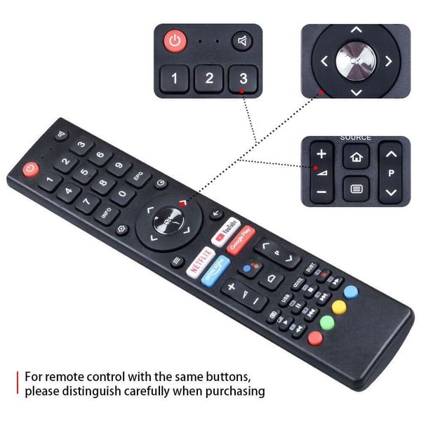 Replacement GCBLTV02ADBBT TV Remote Control for CHIQ L40K5 CHANGHONG Carousel 5