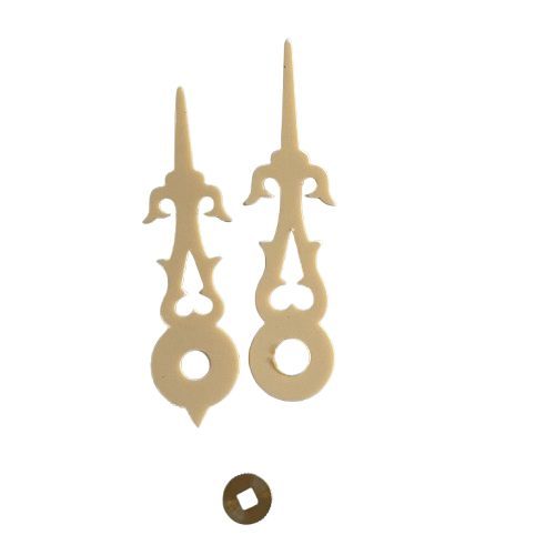 ONE PAIR of Ivory Plastic Cuckoo Clock Hands | 5 SIZES Available