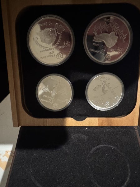 1976 Montréal Olympic Coin Set – Full Silver Set + Two Gold Coins (14k & 22k) Carousel 7