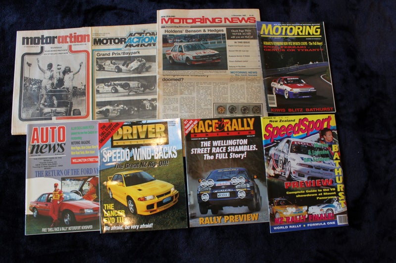 Assorted NZ motorsport and motoring magazines 1973- 199664597463262337110