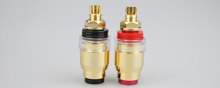 Pair of Aucharm Speaker Binding Post Pure Copper Plate (EP037) Carousel 2