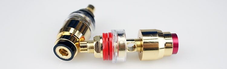 Pair of Aucharm Speaker Binding Post Pure Copper Plate (EP037) Carousel 3