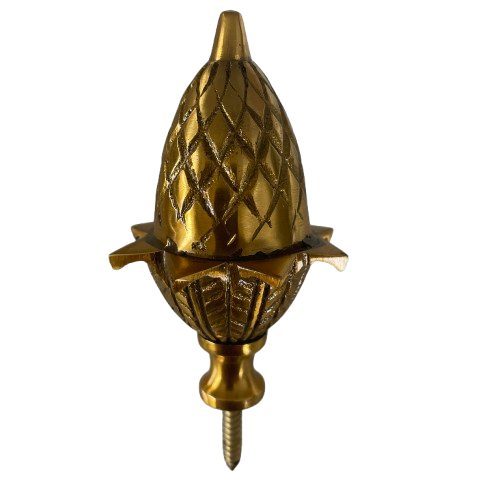 Large Brass Acorn Ball Spire Finial – Grandfather Clock (83mm High, Solid Brass) Carousel 5