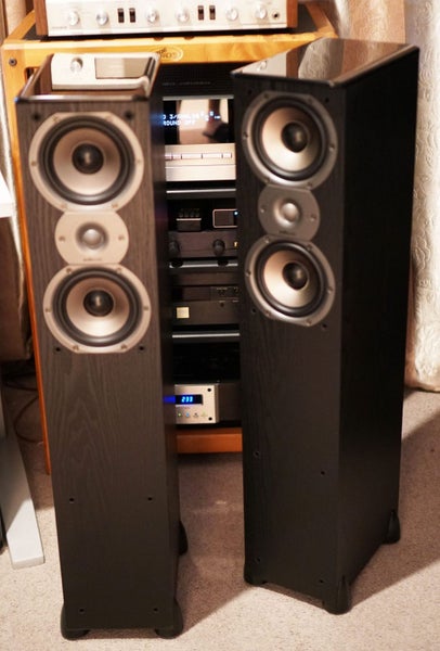 Polk Audio TSi300 Audiophile Floor Standing Speakers with Cables & Manuals! Carousel 1