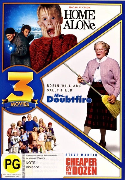 Home Alone / Mrs. Doubtfire / Cheaper by the Dozen - 1993 (DVD) Carousel 1
