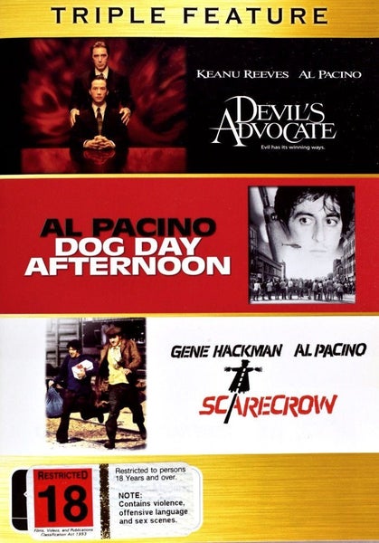 The Devil's Advocate / Dog Day Afternoon / Scarecrow - 1973 (DVD) Carousel 1