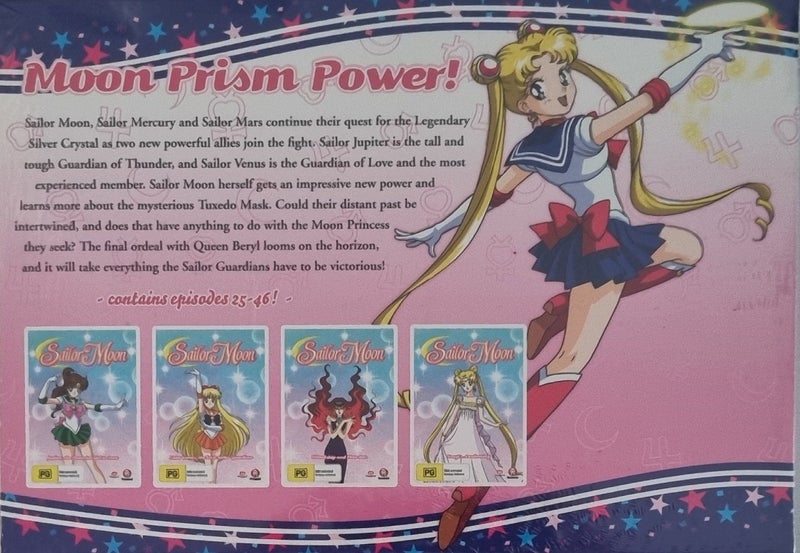 Sailor Moon: Moon Prism Power Collection 2 - 1992 (DVD) Brand New Carousel 2