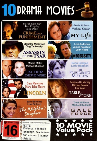 10 Drama Movies (DVD) Carousel 1