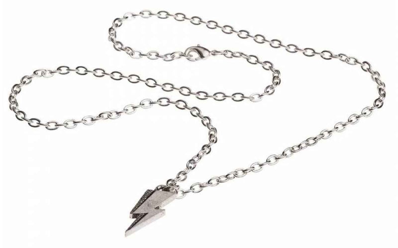 David Bowie Pendant Necklace Flash Band Logo Ziggy Stardust Official Metallic Carousel 2