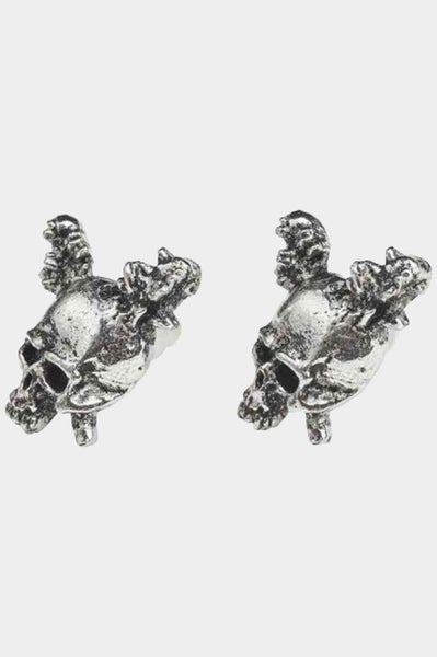 Metallica Stud Earrings Damage Band Logo new Official Metallic Carousel 4