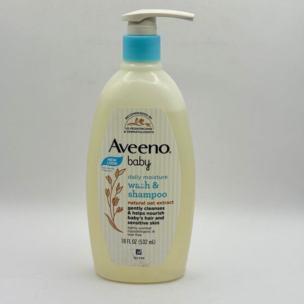 Aveeno Baby Daily Moisture Wash & Shampoo - 532ml Carousel 1