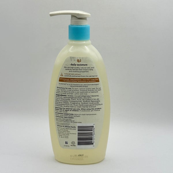 Aveeno Baby Daily Moisture Wash & Shampoo - 532ml Carousel 2