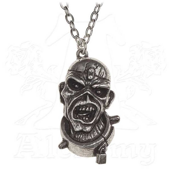Iron Maiden Pendant Piece of Mind Eddie new Official Alchemy Necklace Carousel 1