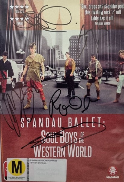 Spandau Ballet: Soul Boys of the Western World (DVD) Signed Carousel 1