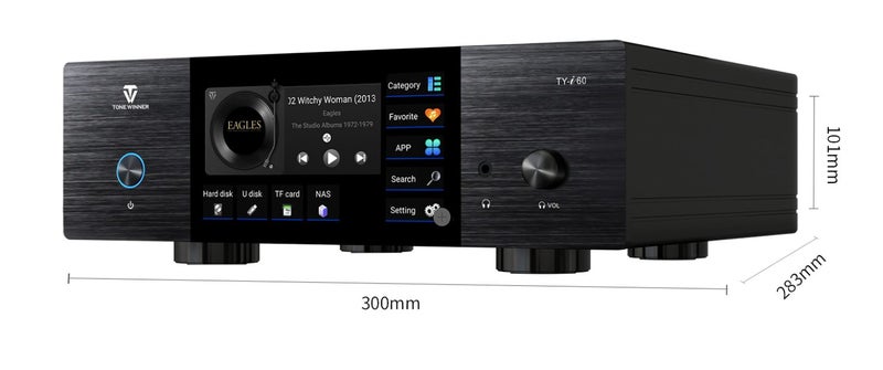 TY-i60 DAC DAP high fidelity Music Streamer Player Brand New Carousel 2