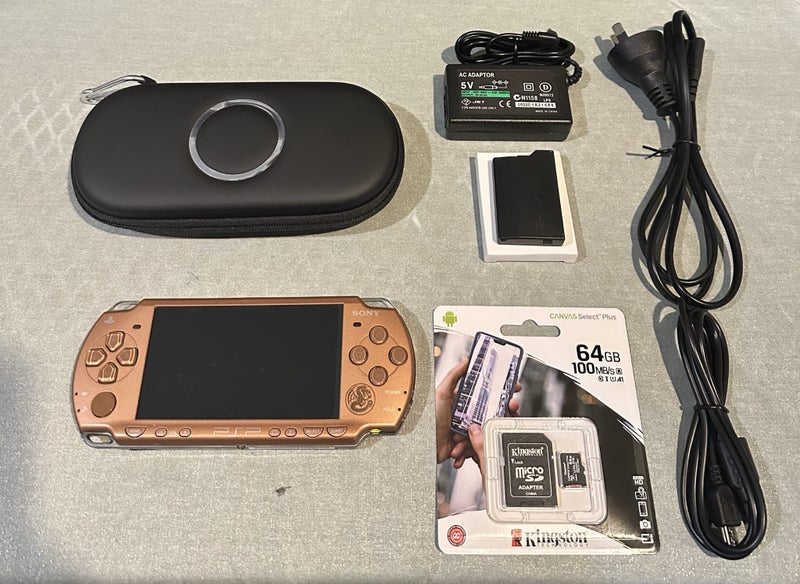 PSP 2000 – Monster Hunter Edition (Bronze) | 64GB | Fully Set Up64617042741251110