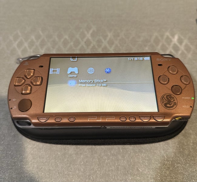 PSP 2000 – Monster Hunter Edition (Bronze) | 64GB | Fully Set Up64617042741251111