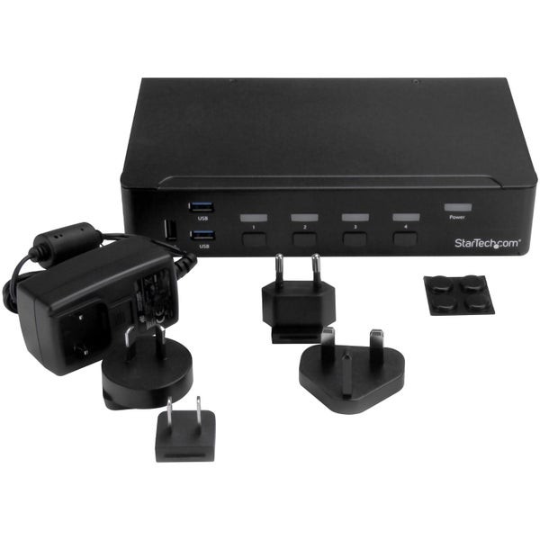 StarTech 4 Port KVM Switch - DisplayPort 4K USB 3.0 Carousel 3
