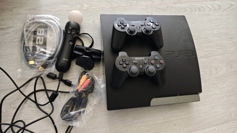 PS3 2controlers 6GAMES DVDS BLUERAYS Carousel 1