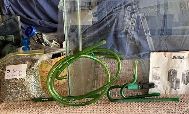 Fish tank, Eheim internal filter & all needed to set up aquarium64768873161473111