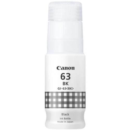 Canon GI63BK 70ml Ink Bottle - Black 3800 Pages - for Canon Megatank G660 Carousel 1