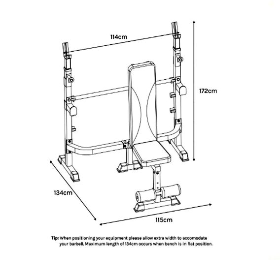 Weight Bench|Bench Press Squat Rack Carousel 11