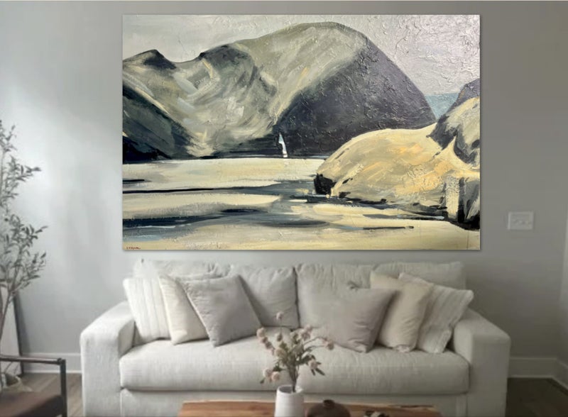 'The Keyhole - Piha' Original Artwork by NZ artist Stu Duval Carousel 2