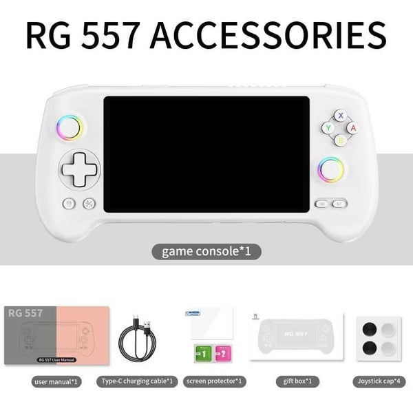 RG-557: Android AMOLED Retro & Cloud Gaming Handheld Console | 5.48" AMOLED D... Carousel 11