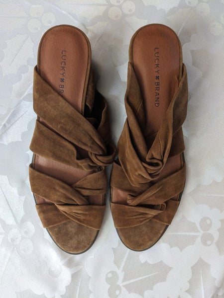 Genuine brown genuine suede shoes brand new size 10 Carousel 2