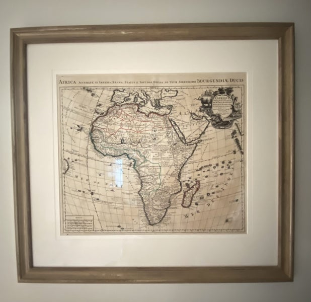 Antique hand coloured map of Africa Carousel 1